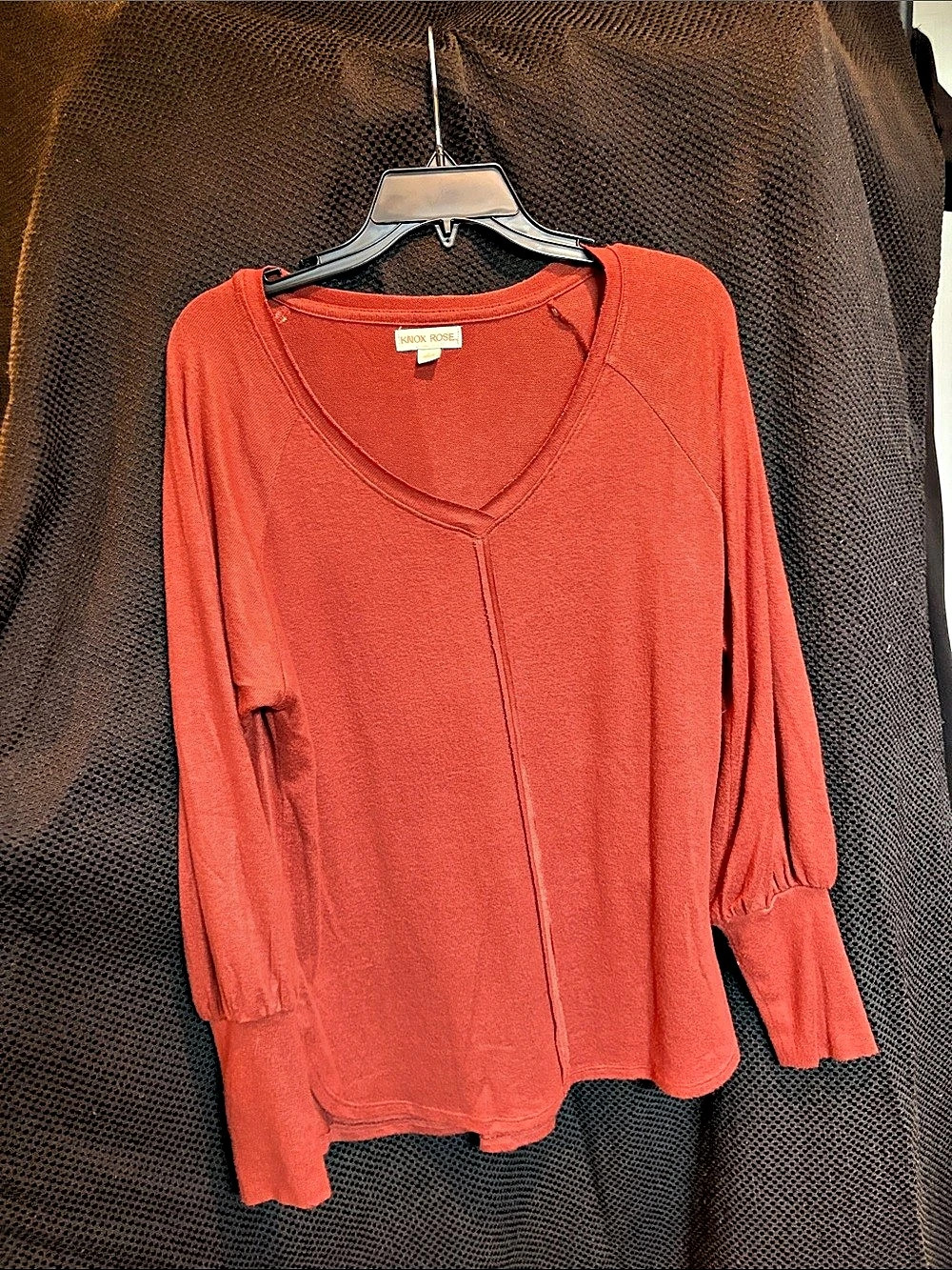 Knox Rose V-Neck Long Sleeve Tunic Size Small